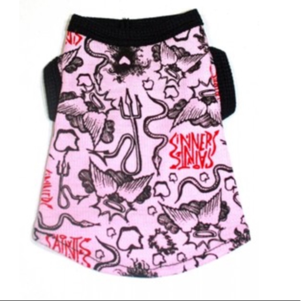 NEW Hip Doggie Saints and Sinners Pink Thermal